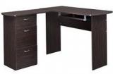 Nilkamal Croma Executive Office Table In Black & Walnut Colour