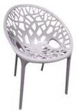 Nilkamal Crystal Milky White Visitors Chair