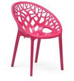 Nilkamal Crystal Polypropylene Chair In Pink Colour