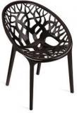 Nilkamal Crystal Visitor Chair In Black Colour