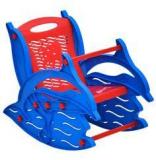 Nilkamal Dolphin Rocker Kids Chair In Blue & Red Colour