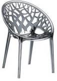 Nilkamal Dream Crystal Visitor Chair In Grey Colour