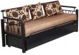 Nilkamal Flint Sofa cum Bed in Black Colour Metallic Frame