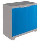 Nilkamal Freedom Deep Blue And Grey Mini Storage Cabinet