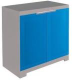 Nilkamal Freedom Mini Storage In Deep Blue And Grey Color