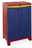 Nilkamal Freedom Small Cabinet In Red & Blue Colour