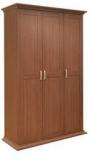 Nilkamal Glory Three Door Wardrobe In Oak Colour