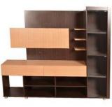 Nilkamal Greta Wall Entertainment Unit In Teak Zebra Colour