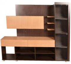 Nilkamal Greta Wall Entertainment Unit in Teak Zebra Colour