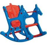 Nilkamal Jungle Kids Rocking Chair In Red And Blue Color