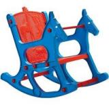 Nilkamal Jungle Kids Rocking Chair In Red And Blue Colour