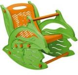 Nilkamal Kids Dolphin Rocker Chair In Orange And Green Colour