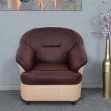 Nilkamal Mifa Leatherette 1 Seater Sofa