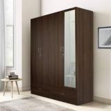 Nilkamal Mozart Engineered Wood 4 Door Wardrobe