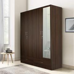 Nilkamal Mozart Engineered Wood 4 Door Wardrobe