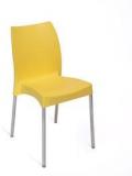 Nilkamal Novella 07 Chair In Yellow Colour