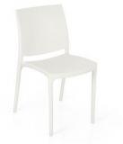 Nilkamal Novella 08 Chair In Milky White Colour