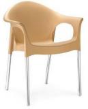 Nilkamal Novella Chair In Biscuit Colour