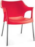 Nilkamal Novella Chair In Red Colour