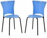 Nilkamal Novella Series 14 Set Of 2 Chairs In Blue Colour