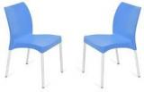 Nilkamal Novella Series 7 Set Of 2 Chairs In Blue Colour