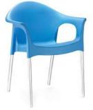 Nilkamal Novella Visitor Chair With Arms In Blue Colour