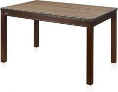 Nilkamal Quentin Glass 4 Seater Dining Table