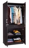 Nilkamal Reegan Two Door Wenge Wardrobe Without Mirror