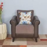 Nilkamal Ripon Fabric 1 Seater Sofa