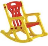 Nilkamal Rocker Kids Chair In Red And Yellow Colour