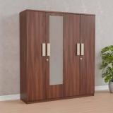 Nilkamal Rova Engineered Wood 4 Door Wardrobe