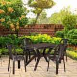 Nilkamal Shahenshah Plastic 4 Seater Dining Set