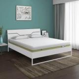 Nilkamal Sleep Grande Wood and Metal Hybrid Bed With Ecoair Latex Mattress Engineered Wood Queen Bed