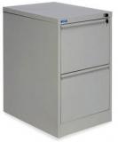 Nilkamal Titan Two Drawer Filing Cabinet In Grey Colour