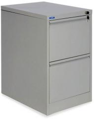 Nilkamal Titan Two Drawer Filing Cabinet in Grey Colour