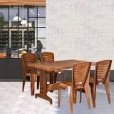 Nilkamal Ultima Plastic 4 Seater Dining Set