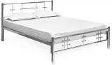 Nilkamal Zeplin Metallic Double Bed In Silver Colour