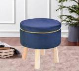 Ninty Nine Crown Solid Wood Standard Ottoman