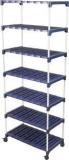 Novatic Bookshelf Rack Stand For Home Library Multipurpose Storage Organizer Corner Rack Metal Open Book Shelf