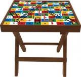 Nutcase Snakes And Ladder Solid Wood Side Table