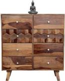 O My Furniture Solid Wood Free Standing Chest Of Drawers