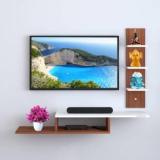 Odestar Engineered Wood TV Entertainment Unit Stand, Wall Mounted TV UPTO 32INCH Engineered Wood TV Entertainment Unit