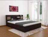 Okra Sunflower Engineered Wood Queen Box Bed