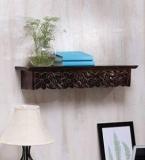 Onlineshoppee Large Solid Wood Wall Shelf Solid Wood Open Book Shelf