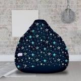 Orka Jumbo Digital Printed Teardrop Bean Bag With Bean Filling