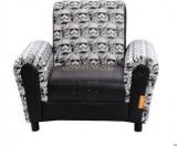 Orka Star Wars Digital Printed Single Seater Solid Wood Sofa