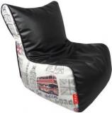 Orka XL Digital Printed Bean Bag Chair With Bean Filling