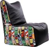 Orka XXL Avengers Comic Digital Printed Bean Bag Chair With Bean Filling