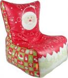 Orka XXL Christmas Digital Printed Bean Bag Chair With Bean Filling