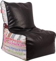 Orka XXL HUM TUM Printed Bean Bag Chair With Bean Filling